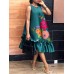 100%Polyester Summer Holiday Printing Loose Dress For Women