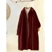 Corduroy Turn-down Collar Long Sleeve Vintage Coats