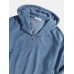 Mens Corduroy Half Zipper Bodycon Hem Simple Hoodies